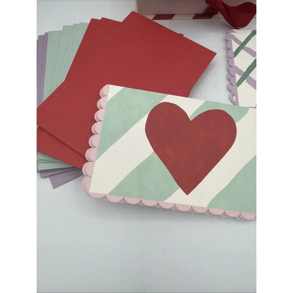 ANTHROPOLOGIE With Love For You Boxed Notecards Note Cards Envelopes Vaisselle